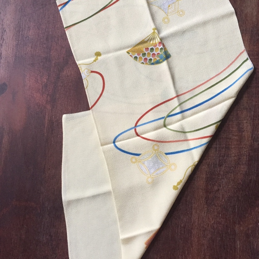 Vintage Japanese silk scarf